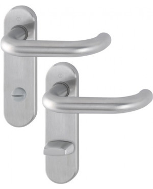 Kurzschildgarnitur Paris E138Z/353K VA F69 Bad SK/OL Drückergarnitur HOPPE