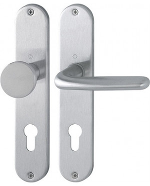 Langschildgarnitur Cardiff E48/302/1850Z VA F69 PZ 72mm DIN L/R