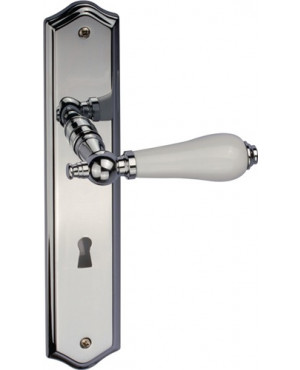 Langschildgarnitur SANDRA S MS 0P6 BB 72mm DIN L/R