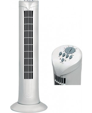 Turmventilator H.810mm 220-240/50 V/Hz,40 W weiß/schwarz
