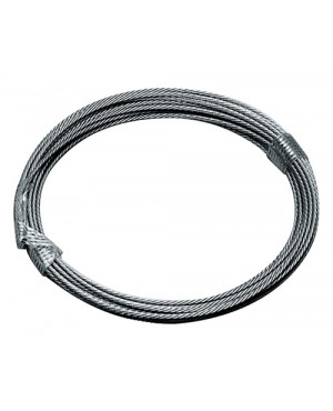 Drahtseil D.3,0mm L.10m 6 x 7+1 FE Bruchkraft 5,28 kN Stahl,verz.
