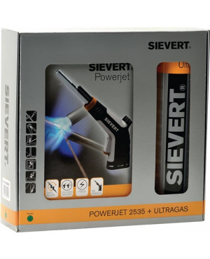 Lötlampe Powerjet 2535 m.Schraubkartusche 230 g/h 2,9 kW SIEVERT