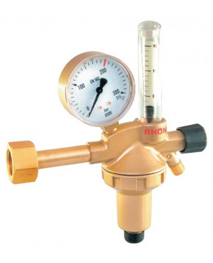 Flaschendruckminderer Flowmeter Argon/CO? 200bar 1-stufig 16l/min GCE RHÖNA