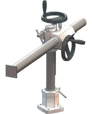 Brennerstativ horizontal/vertikal: 500/290mm 360Grad