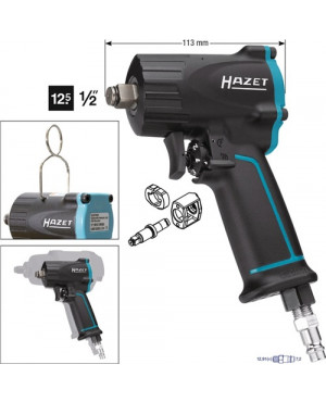 Druckluftschlagschrauber 9012M 12,5mm (1/2Zoll) A4-kant 678 Nm HAZET