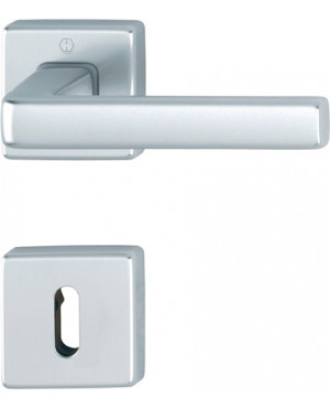 Rosettengrt.Dublin 1124/843KV/843KVS Alu.F1 eck.OB DIN L/R D/D HOPPE