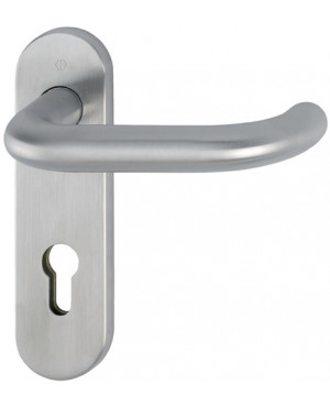 Kurzschildgarnitur Paris E138/353KH VA F69 PZ Drückergrt.HOPPE