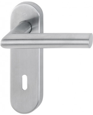 Kurzschildgarnitur Ams.E1400/353KH VA F69 OB Drückergarnitur HOPPE