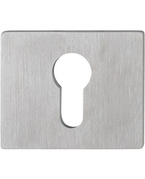 Schlüsselrosetten-Paar E847NS VA F69 Schildstärke 2mm PZ rechteck.