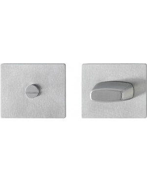 Schlüsselrosetten-Paar E847NS VA F69 Schildstärke 2mm Bad SK/OL rechteck.