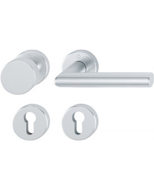 Rosettengrt.Ams.58/42KV/42KVS/1400 Alu.F1 rd.PZ DIN L/R fl.D/K HOPPE