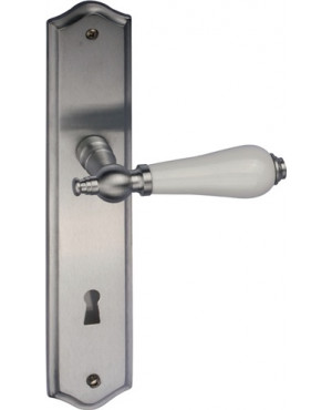 Langschildgarnitur SANDRA S MS 061 Bad SK/OL 78mm DIN L/R