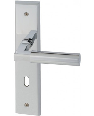 Langschildgarnitur R-BAUHAUS S MS 000 BB 72mm DIN L/R