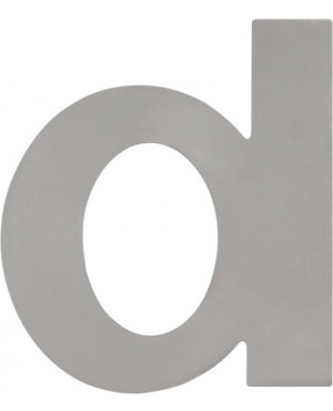 Hausnummer Buchstabe d VA ma 100mm B.90mm