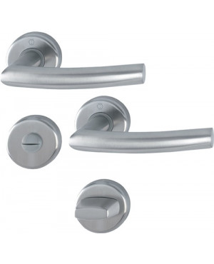 Rosetten-Garnitur Alta E1433Z/17KV/17KVS VA F69 rd.Sk/OL DIN L/R D/D HOPPE