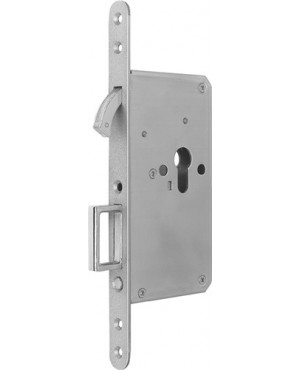 Zirkelriegelschloss Zirkelr./Springgriff PZ silber rd 20x250mm