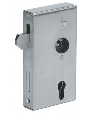 Schiebetür-Schlosskasten 140SNIG V2A DIN L/R Maß A30xB94xC172mm Dornm.60mm