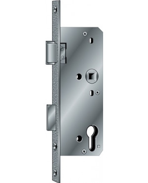 Glastür-Einsteckschloss PZW 20/45/72/8mm DIN R silber ktg.BKS