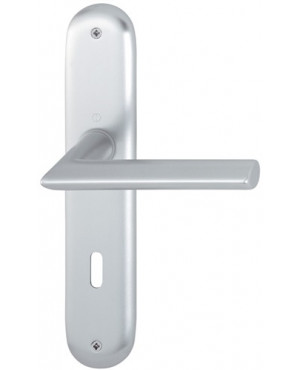 Langschildgarnitur Stock.1140/273P Alu.F1 OB 72mm DIN L/R