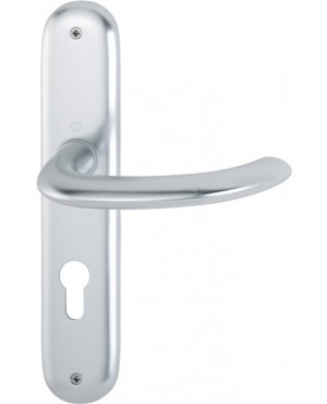 Langschildgarnitur Mar.1138/273P Alu.F1 PZ 72mm DIN L/R