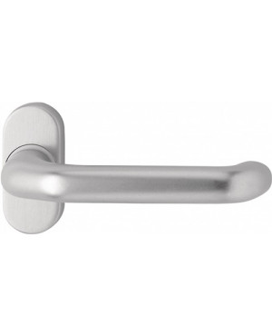Profiltürdrückerlochteil 1300/2033 Alu.F12 ov.8mm gekr.