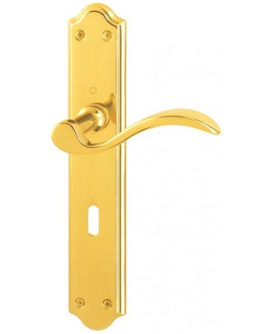 Langschildgarnitur Almeria M166SN/2700 MS F71 OB 72mm DIN L/R