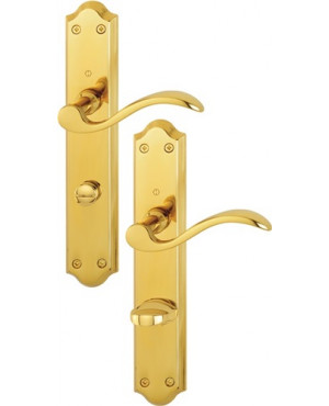 Langschildgarnitur Almeria M166SN/2700 MS F71 Bad SK/OL 78mm DIN L