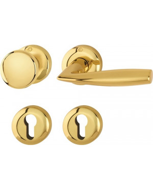 Rosettengrt.Vit.M90/23KV/23KVS/1515 MS F71 rd.PZ DIN L/R Linse D/K HOPPE