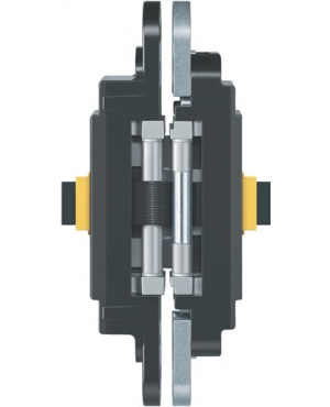 Objektband Tectus TE 540 3D Energy STA Edelstahl-Look 120kg DIN L/R stu.Tür