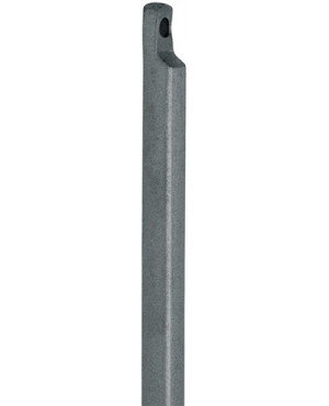 Treibriegelstange m.Aussparung 3000mm D.13mm STA hell verz.