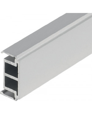 Abstandsprofil Wandmont.Alu.VA-Eff.elox.L.6000mm HELM 53/73 Laufschiene