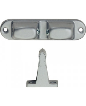 Türfeststeller 1055.02 Aluminium/Stahl silberf.lack.Wandmont.