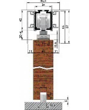 Abdeckkappenpaar Alu.VA Eff.elox.z.Aufkl.beids.B.65 mm H.65 mm HELM