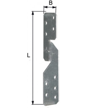 Sparrenpf.Ank.L/R 250x33x2mm GAH