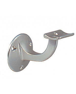 Handlaufträger VA ma D.Wandplatte 53mm gewölbte Auflage