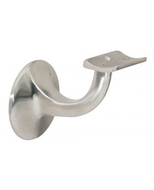 Handlaufträger VA ma D.Wandplatte 55mm gewölbte Auflage