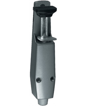 Türfeststeller 90/2 LM. silber Hubh. 30mm Türmontage