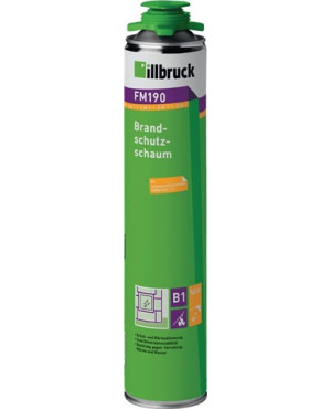 1K-Brandschutzschaum FM190 750 ml B1 grau m.Einweghandschuhe Dose ILLBRUCK