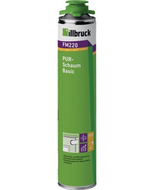 1K-PUR-Schaum FM220 750 ml B2 gelb m.Einweghandschuhe Dose ILLBRUCK