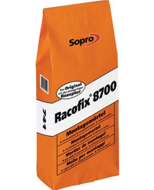 Montagemörtel Racofix® 8700 1:3 (Wasser/Mörtel) 5kg Eimer SOPRO