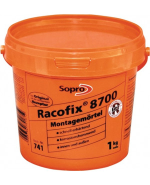 Montagemörtel Racofix® 8700 1:3 (Wasser/Mörtel) 1kg Eimer SOPRO