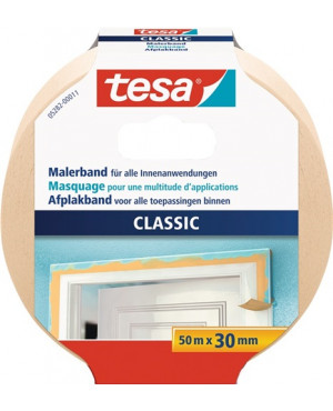 Malerkrepp leicht gekreppt L.50m B.30mm Rl.TESA