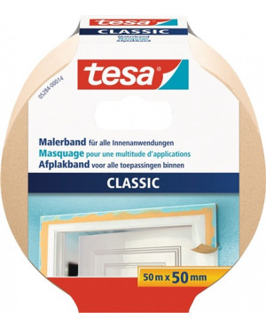 Malerkrepp leicht gekreppt L.50m B.50mm Rl.TESA