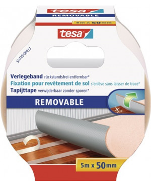 Doppelseitiges Verlegeband 55729 L.5m B.50mm Rl.TESA