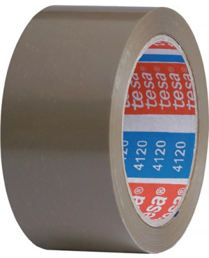 Verpackungsklebeband PVC tesapack® 4120 farblos L.66m B.50mm Rl.TESA