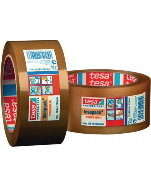 Verpackungsklebeband PVC tesapack® 4124 farblos L.66m B.50mm Rl.TESA