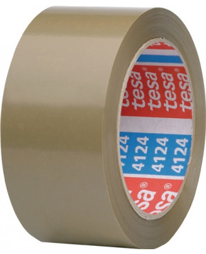 Verpackungsklebeband PVC tesapack® 4124 chamois L.66m B.50mm Rl.TESA