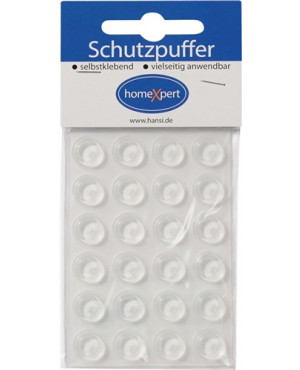 Schutzpuffer Clear 12,7mm Ku.transp.Koni selbstkl.