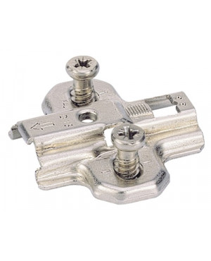 Montageplatte Sys.9000 Intermat Zinkdruckg.vern.1,5mm vormont.Euroschrauben