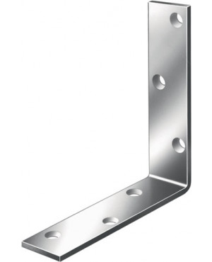 Balkenwinkel L100x100mm B.40mm sta.STA blau verz.S.5mm VORMANN